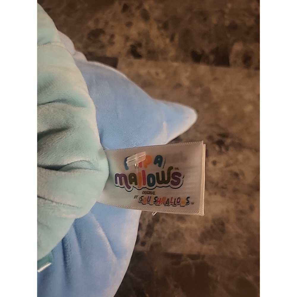 Squishmallow 8" Lune the Loch Ness Sea Monster Blue‎ Squishmallows 2023 Kellytoy - Picture 3 of 3